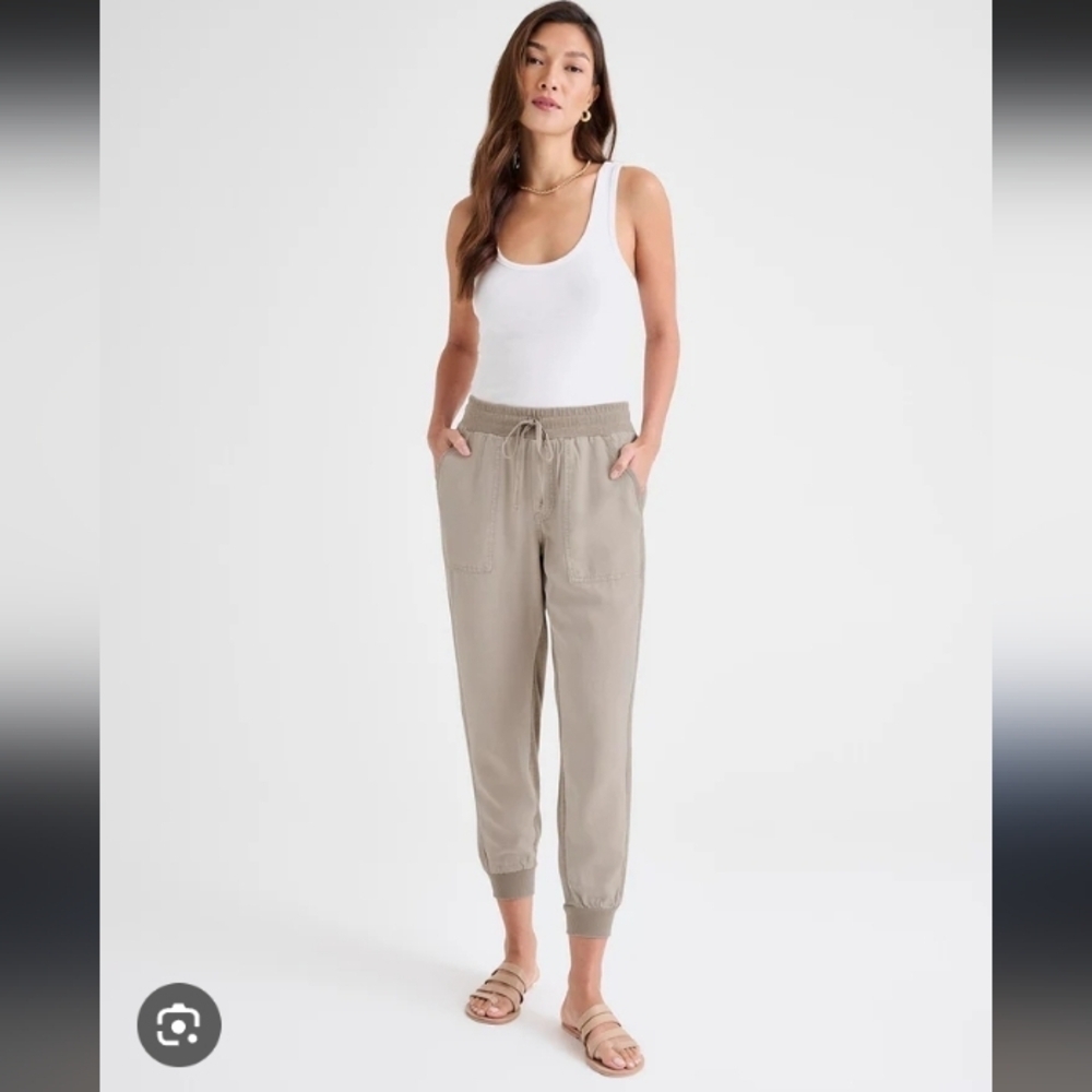 Splendid Lakeside Flowy Comfy Silky Bohemian Casual Jogger in Chocolate Brown